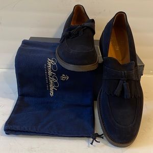 BROOKS BROTHERS - Best Quality Suede Loafers - Made in Italy
